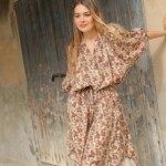 Robe Salvador – Imprimé Antoinette Terracotta