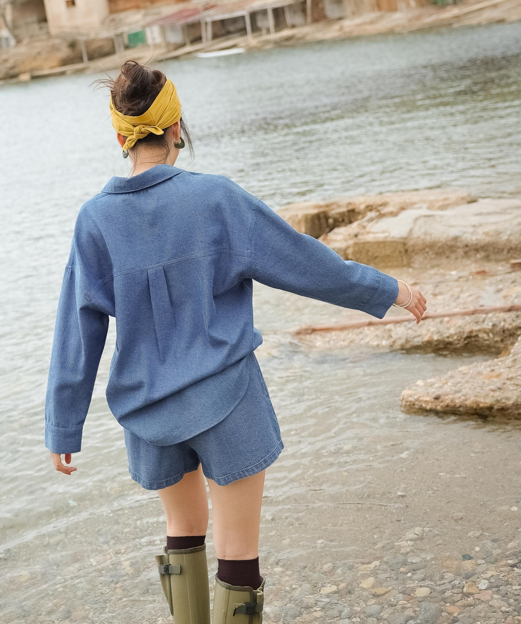 Blouse Bogota – Bleu Denim