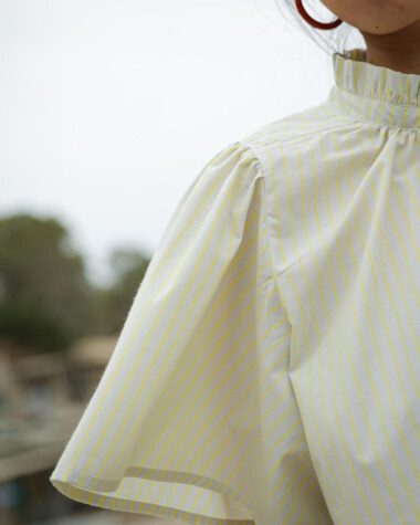 Blouse Jane – Rayure Philo Lemon