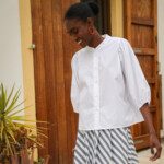 Chemise Bergame – Popeline de coton Blanche