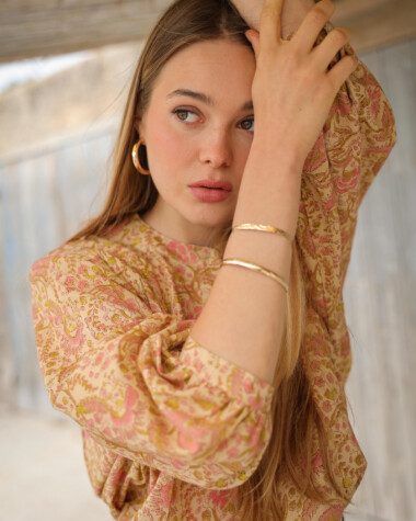 Chemise Brasilia – Imprimé Block-print Agra