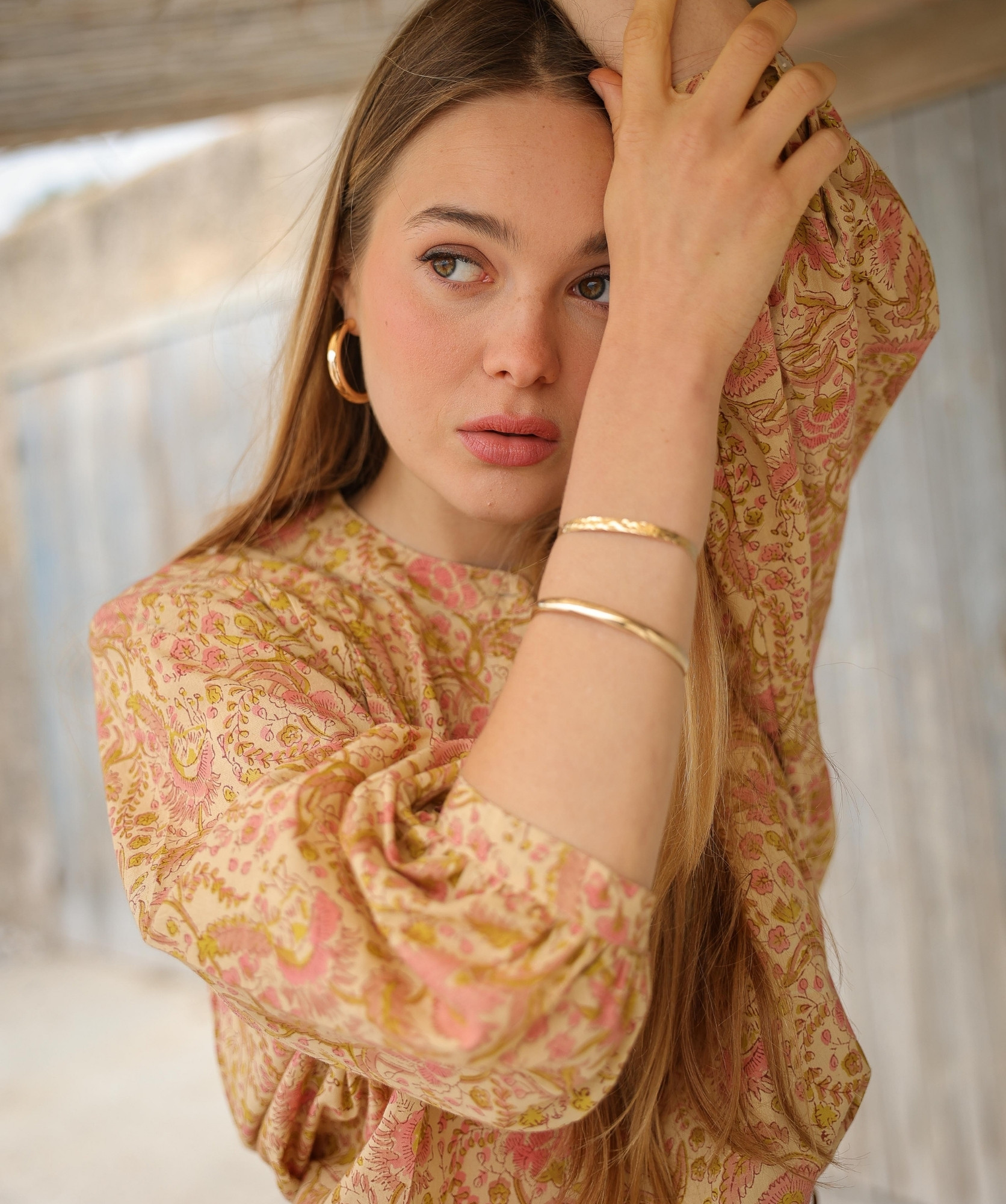 Chemise Brasilia – Imprimé Block-print Agra
