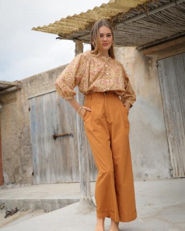 Chemise Brasilia – Imprimé Block-print Agra
