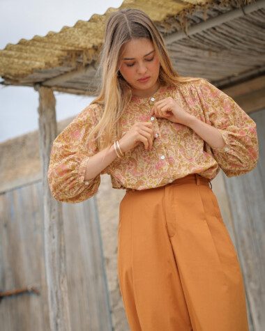 Chemise Brasilia – Imprimé Block-print Agra