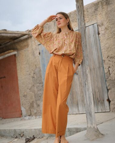 Chemise Brasilia – Imprimé Block-print Agra