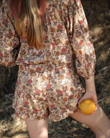 Chemise Brasilia – Imprimé Antoinette Terracotta