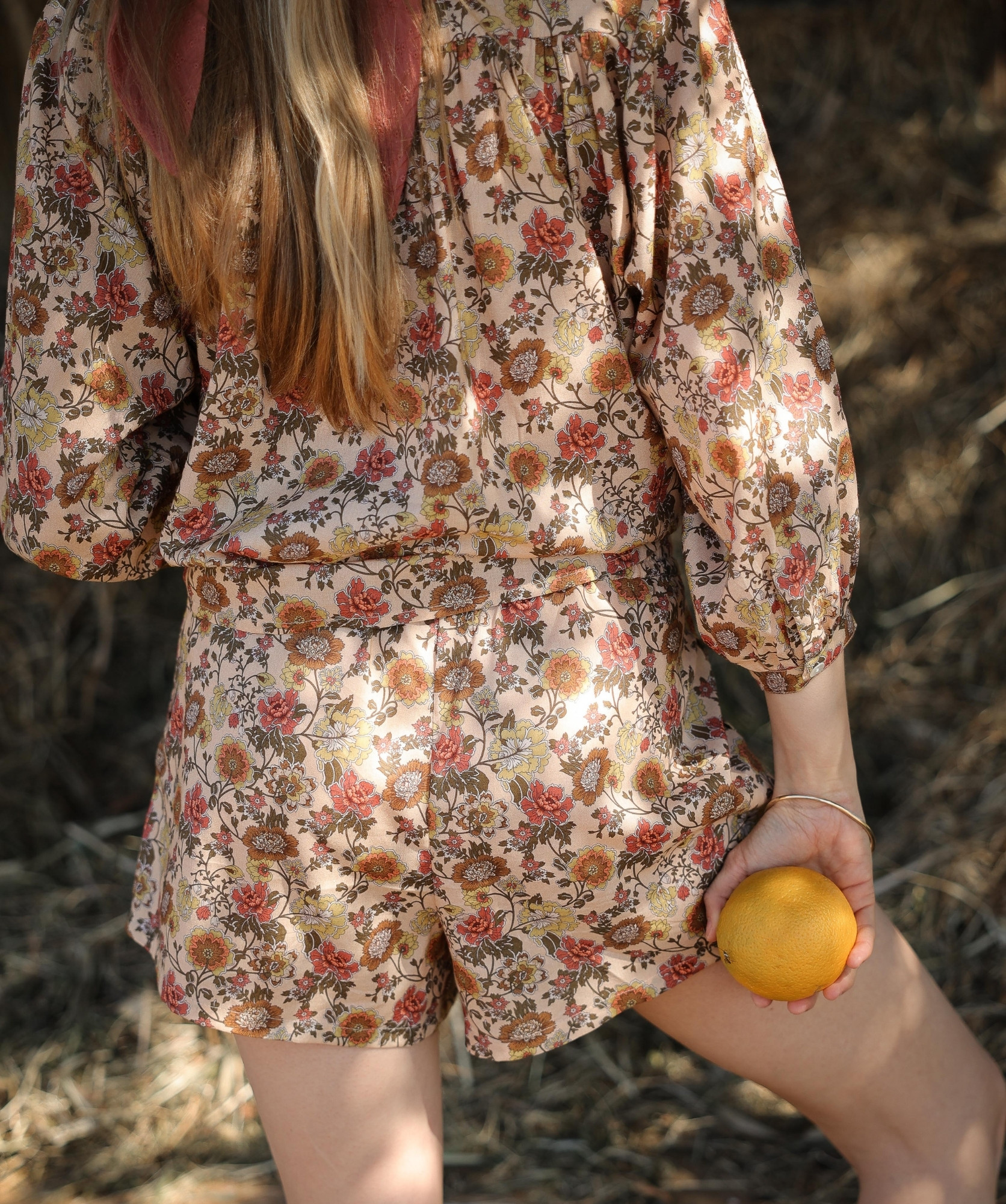 Chemise Brasilia – Imprimé Antoinette Terracotta
