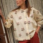 Blouse Pharrell – Imprimé Block-print Blurry