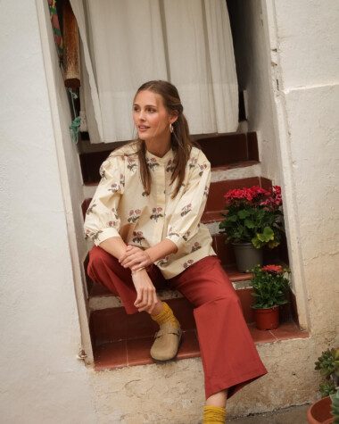 Blouse Pharrell – Imprimé Block-print Blurry