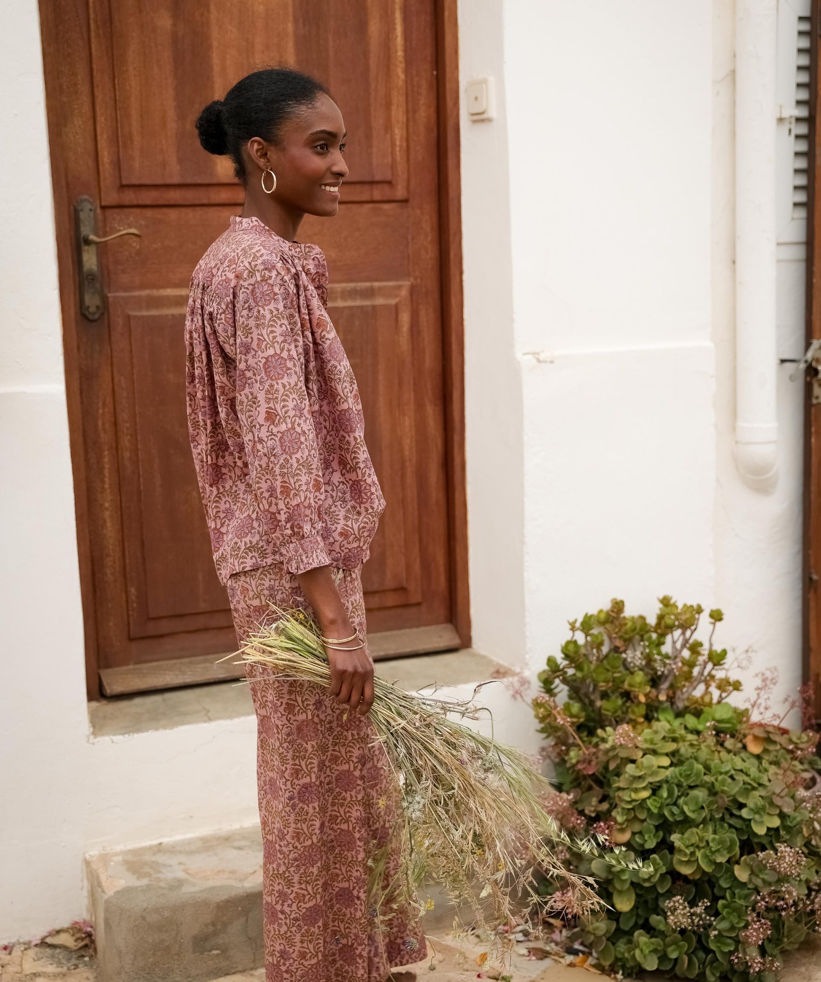 Chemise Positano – Imprimé Block-print Bekky