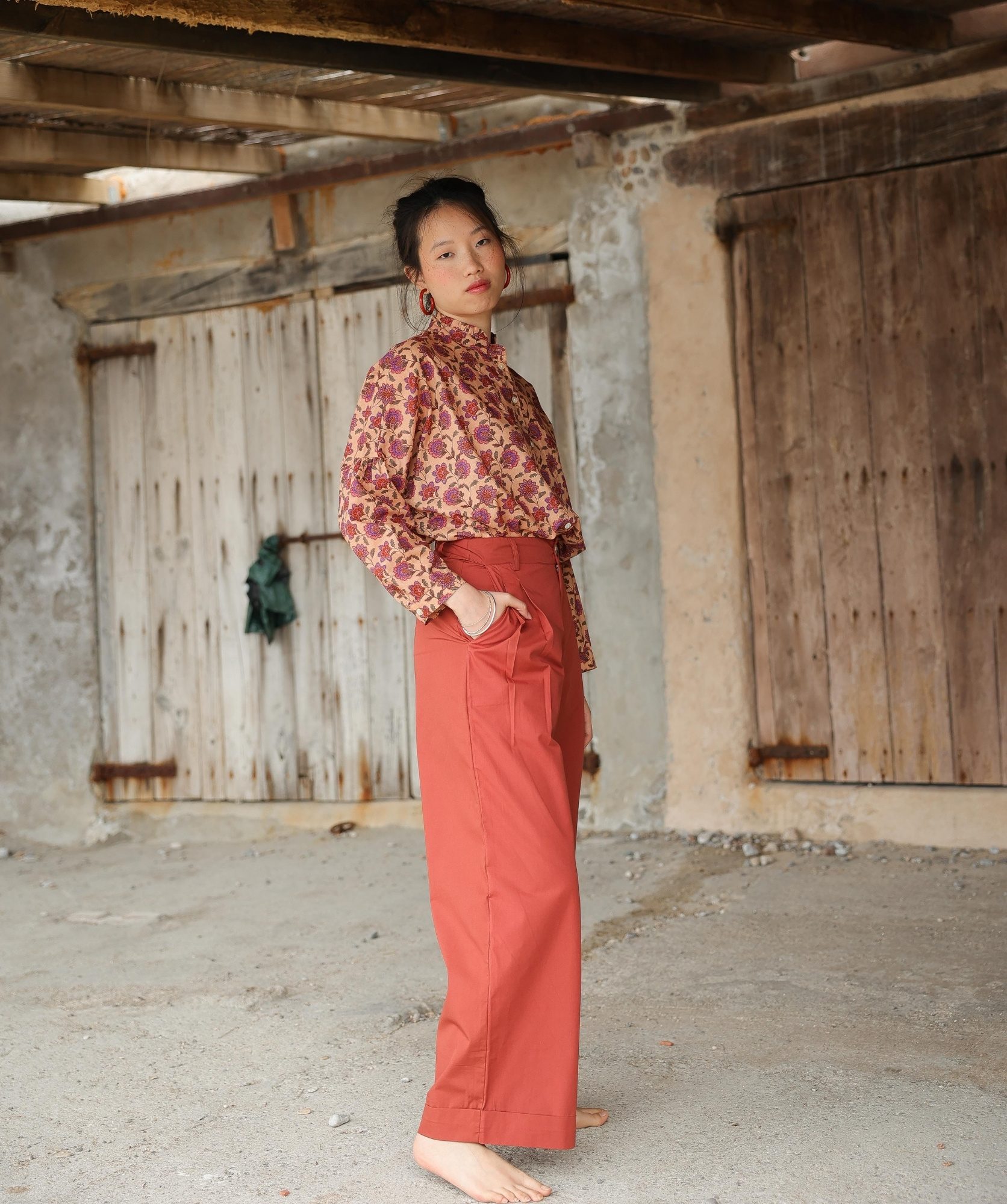 Chemise Priyana – Imprimé Berry