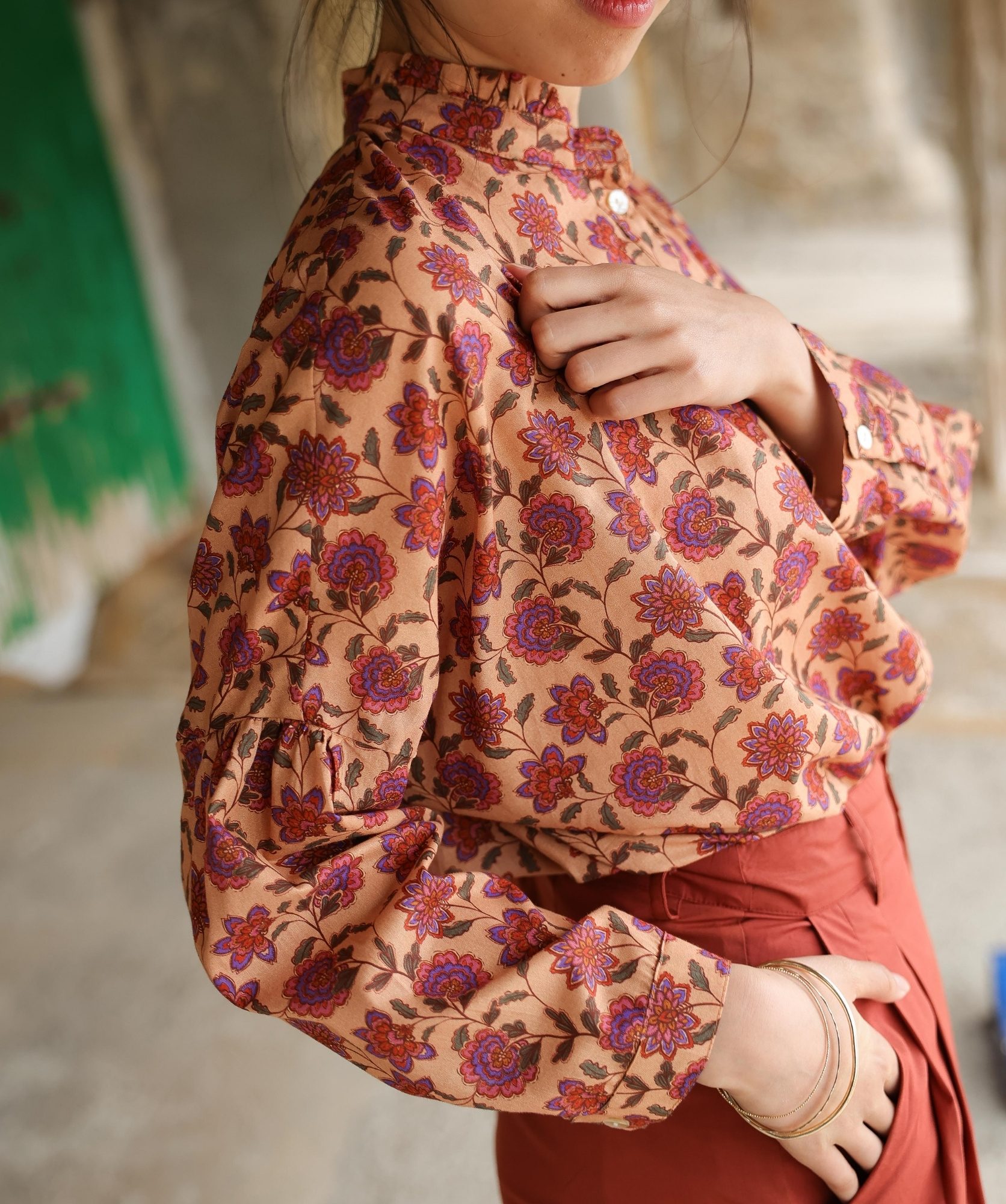 Chemise Priyana – Imprimé Berry
