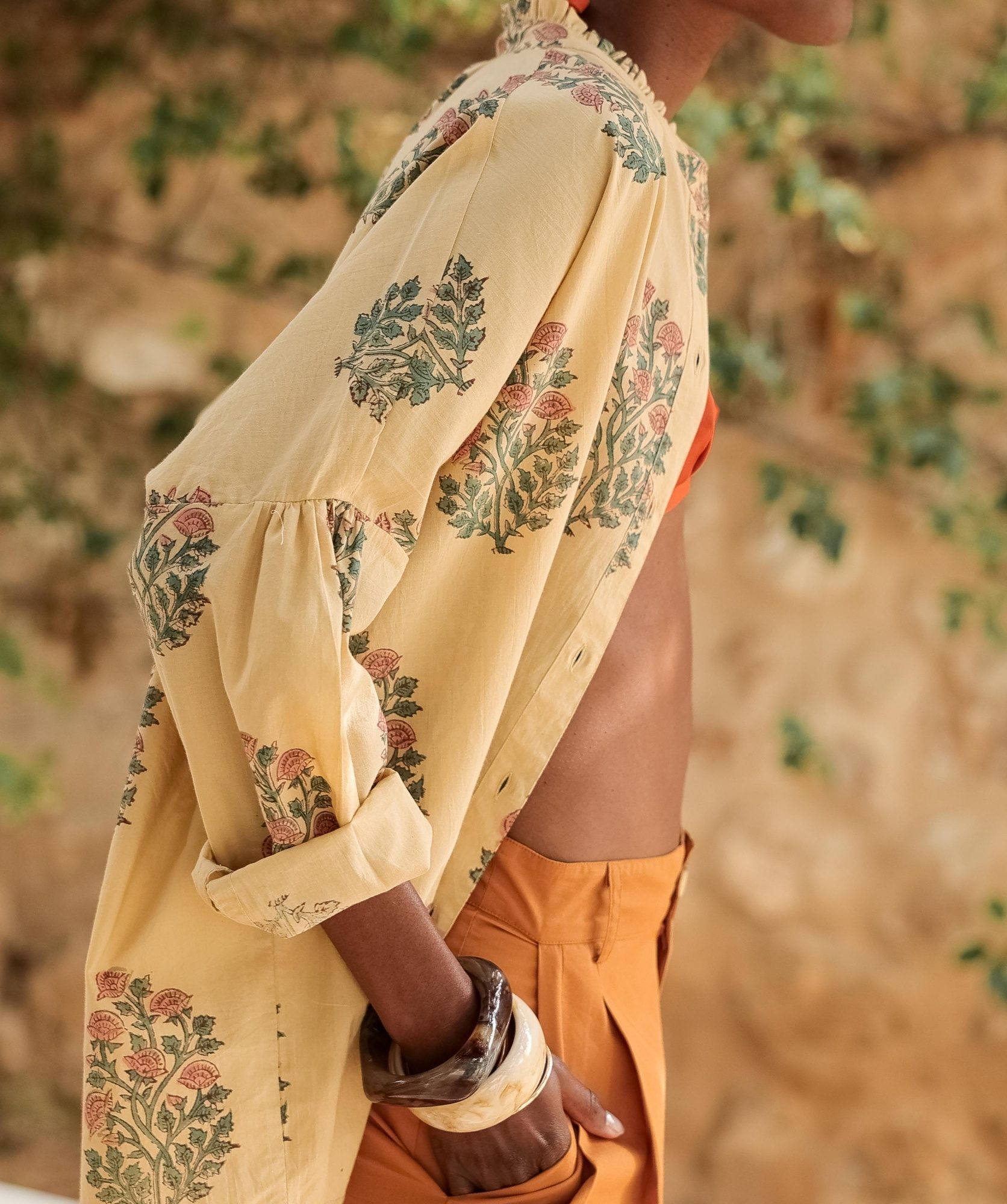 Chemise Priyana – Imprimé Block-print Chennaï