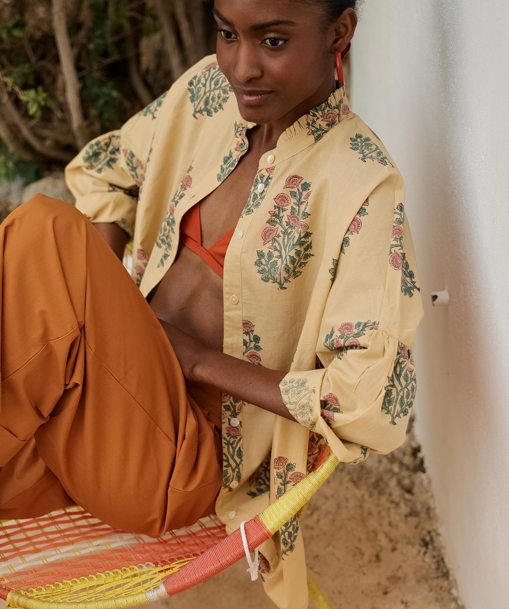 Chemise Priyana – Imprimé Block-print Chennaï