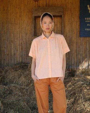 Chemise Willow – Pêche