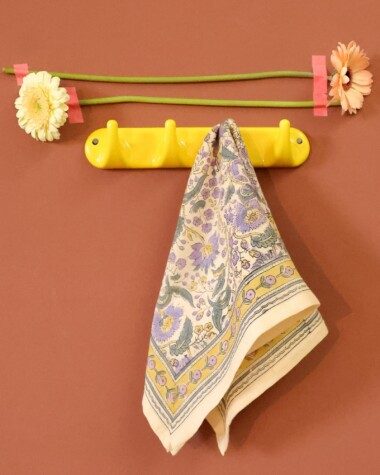 Foulard petit format – Haydee Sorbet Citron Vert Violette