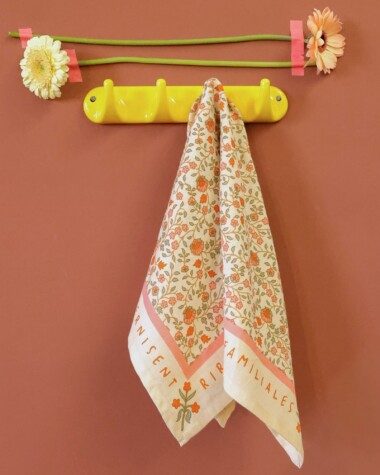 Foulard petit format – Rosa Sorbet d’Été