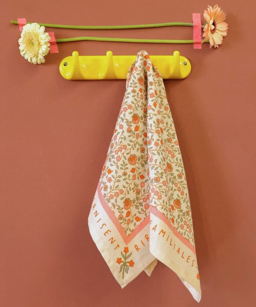 Foulard petit format – Rosa Sorbet d’Été