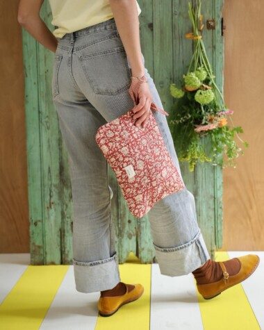 Pochette grand format Harrison / 13′ – Anjali Cerise