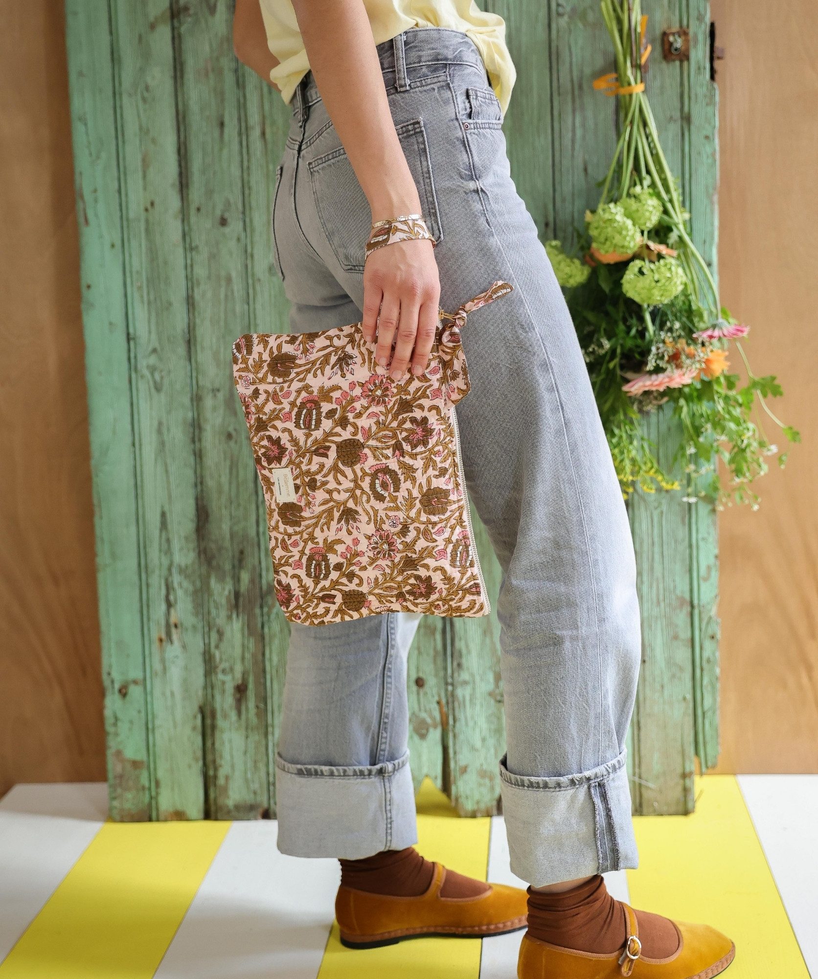 Pochette grand format Harrison / 13′ – Mina Rose Poudre