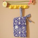 Pochette medium Sid – Anjali cobalt