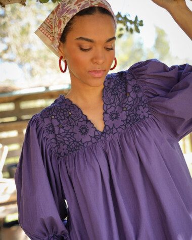 Robe Abbie – Myrtille