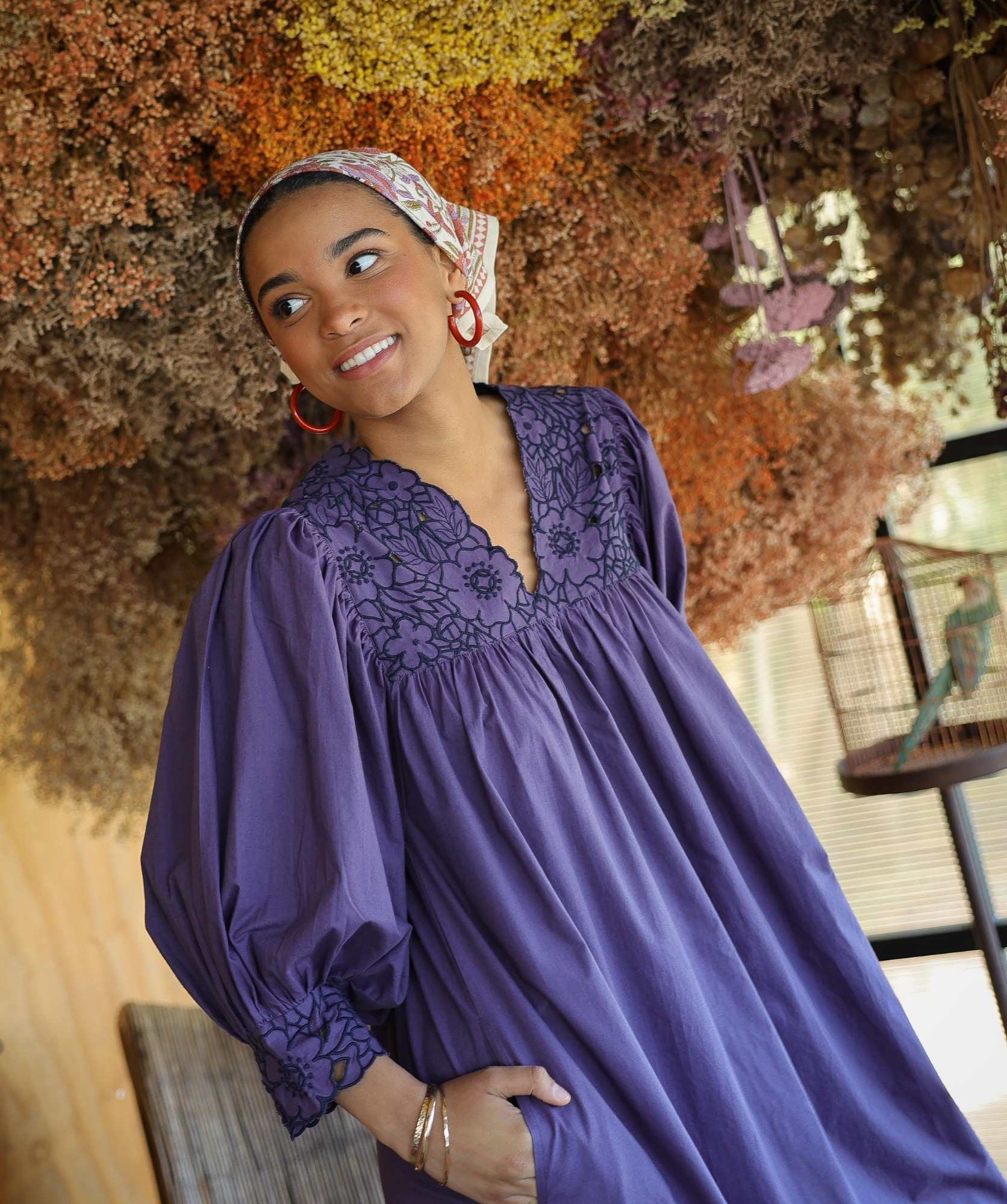Robe Abbie – Myrtille