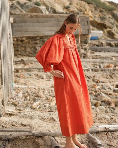 Robe Abbie – Papaye