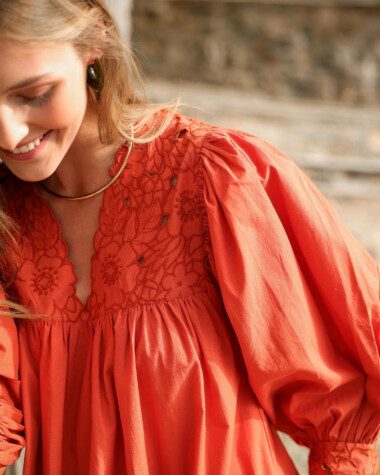 Robe Abbie – Papaye