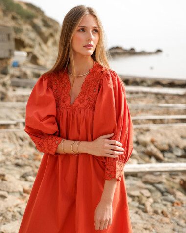 Robe Abbie – Papaye