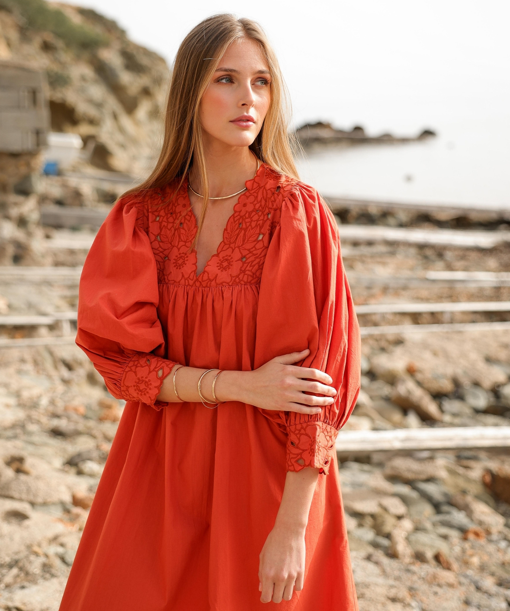 Robe Abbie – Papaye