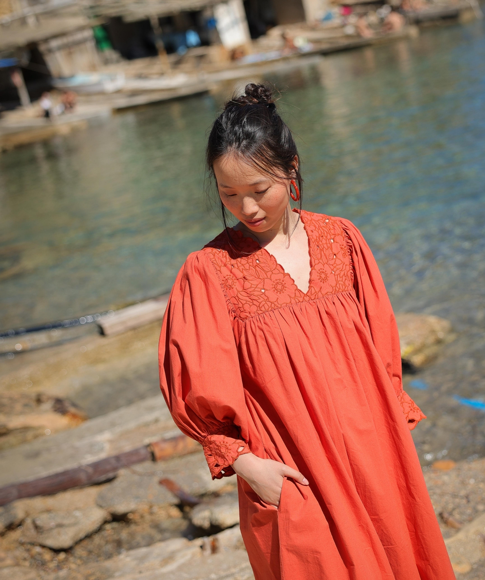 Robe Abbie – Papaye
