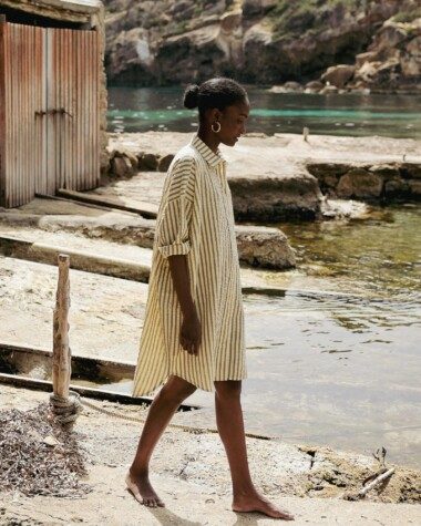 Robe Binibeca – Rayure Seersucker Clyde