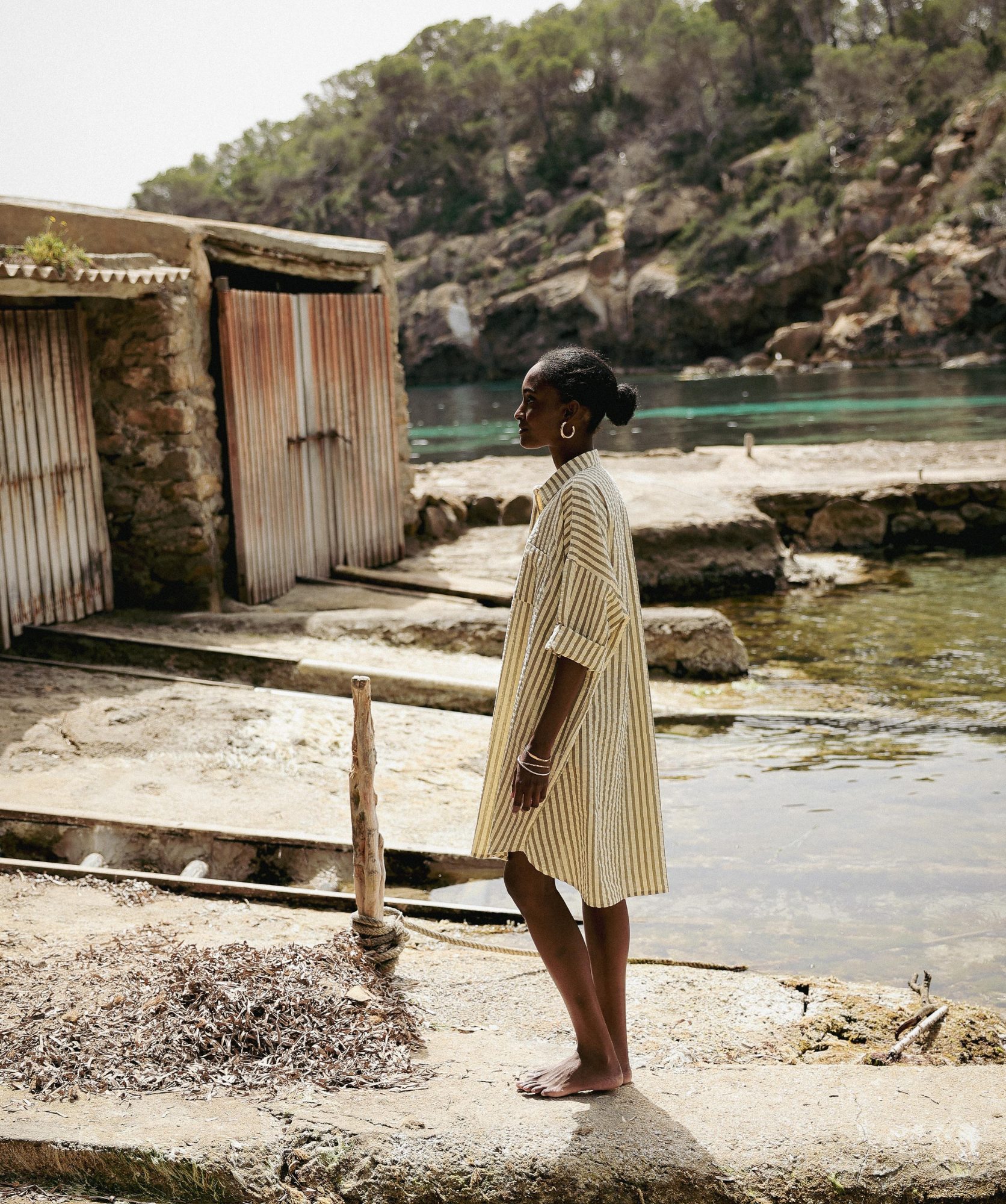 Robe Binibeca – Rayure Seersucker Clyde