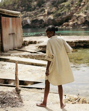 Robe Binibeca – Rayure Seersucker Clyde