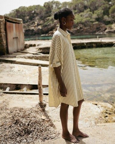 Robe Binibeca – Rayure Seersucker Clyde