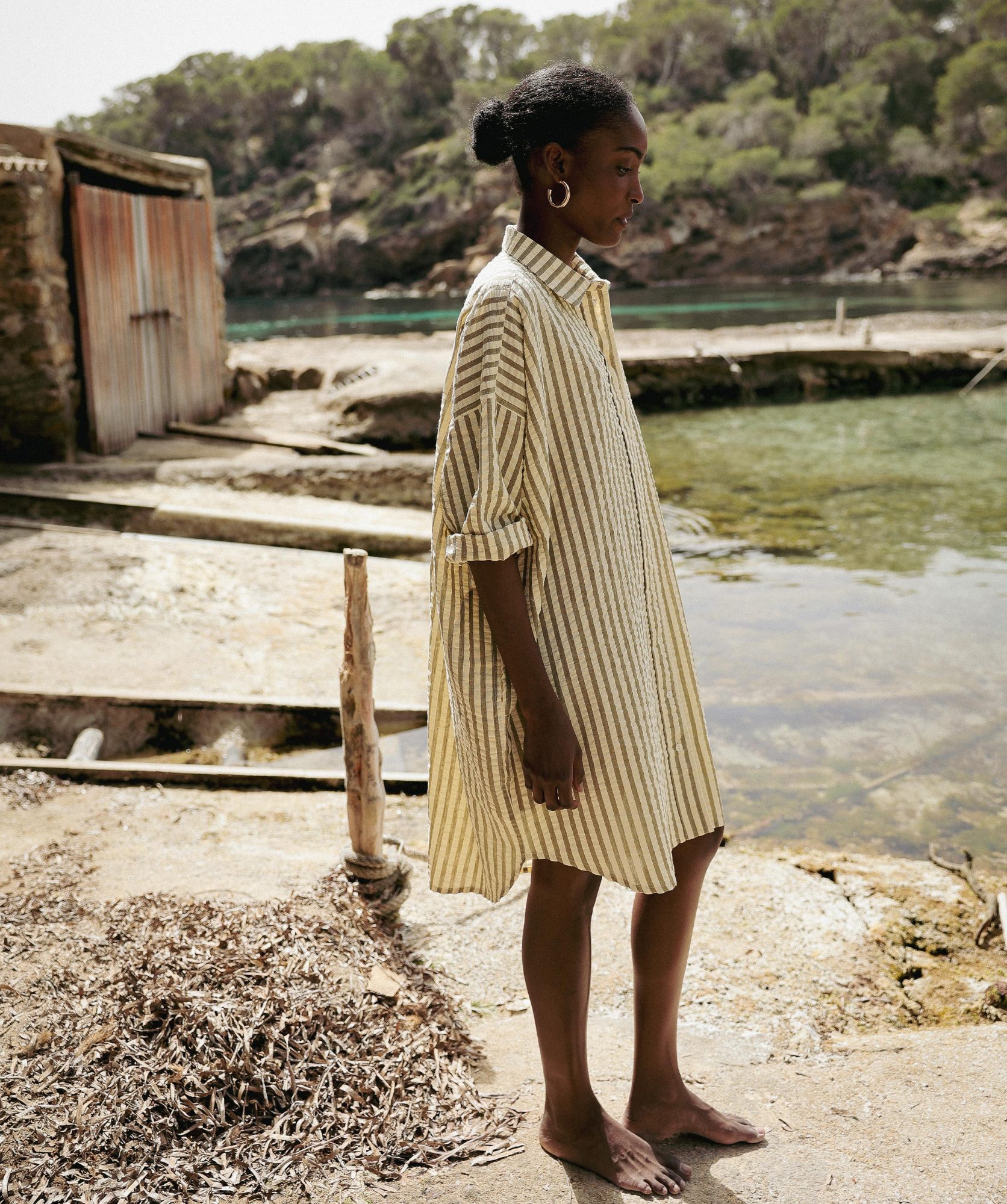 Robe Binibeca – Rayure Seersucker Clyde