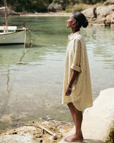 Robe Binibeca – Rayure Seersucker Clyde