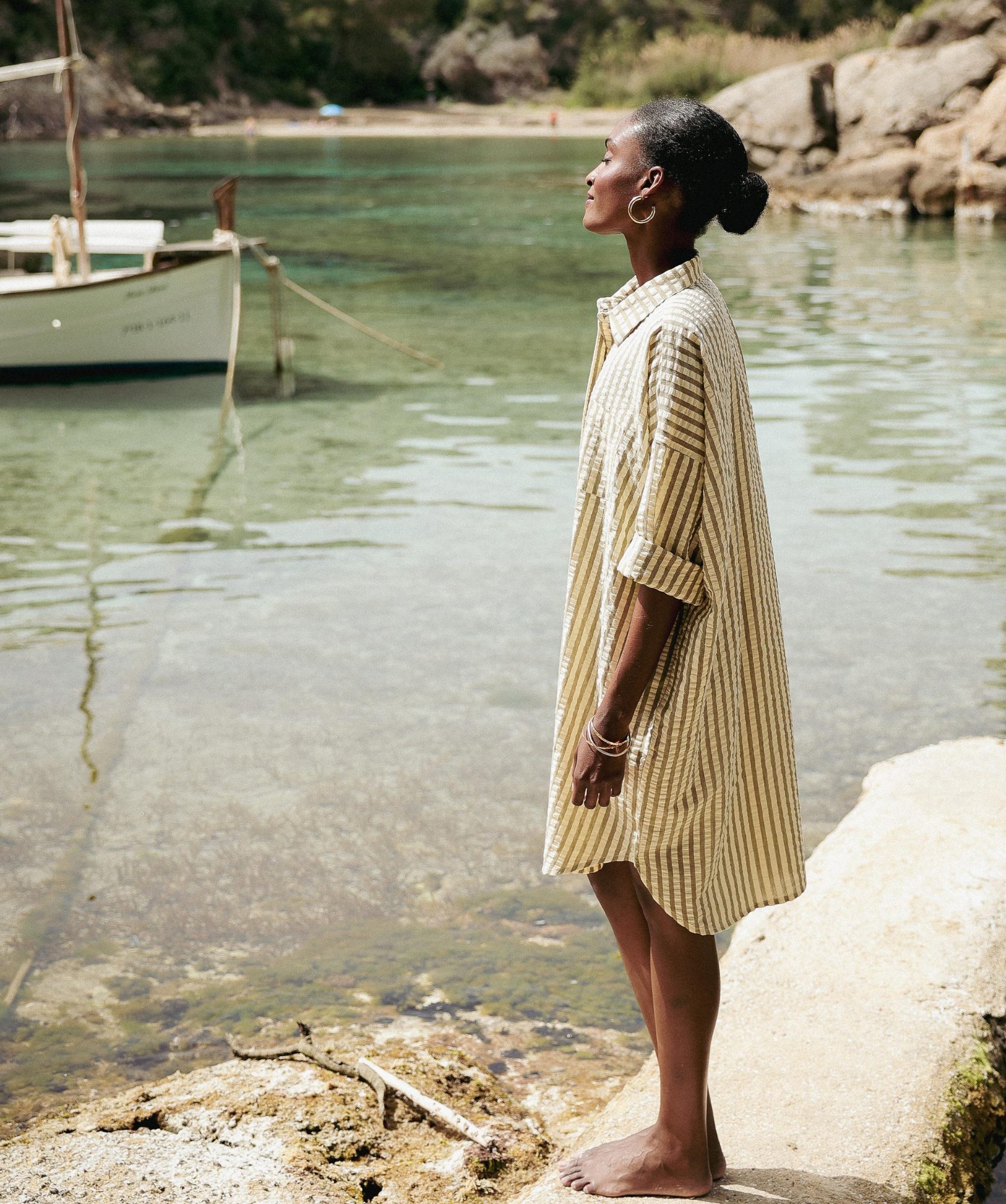 Robe Binibeca – Rayure Seersucker Clyde
