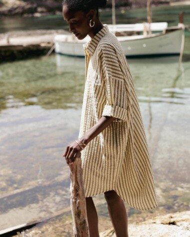 Robe Binibeca – Rayure Seersucker Clyde