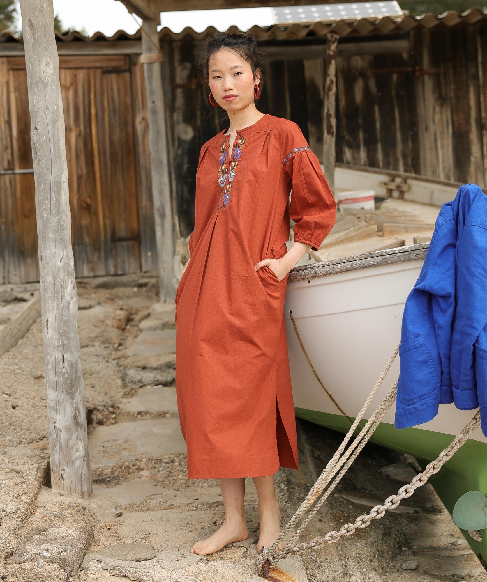 Robe Darcy – Terre de sienne