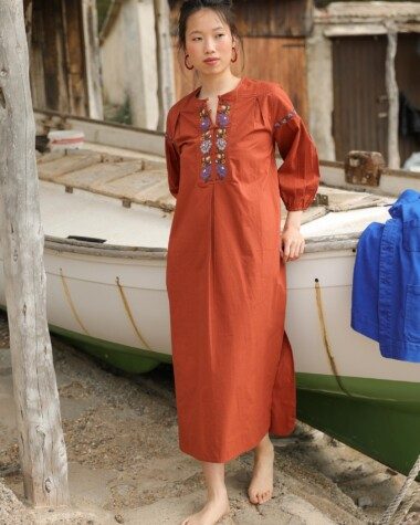 Robe Darcy – Terre de sienne