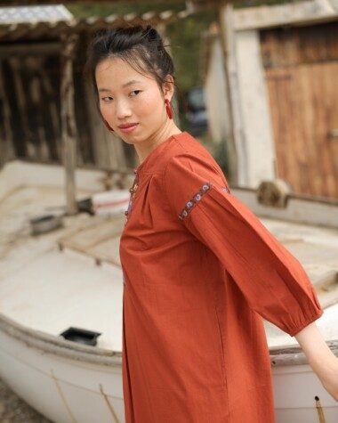 Robe Darcy – Terre de sienne