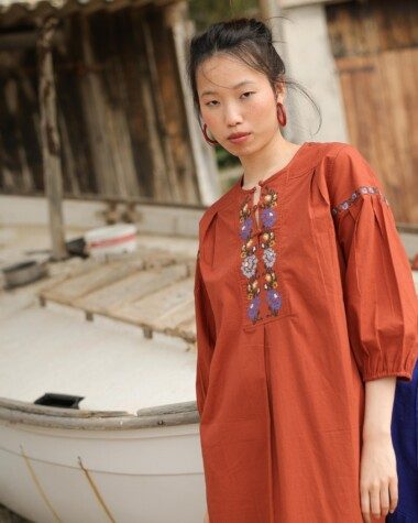 Robe Darcy – Terre de sienne
