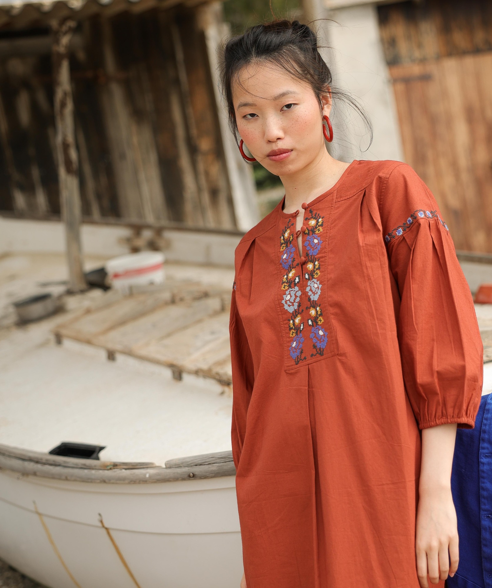 Robe Darcy – Terre de sienne