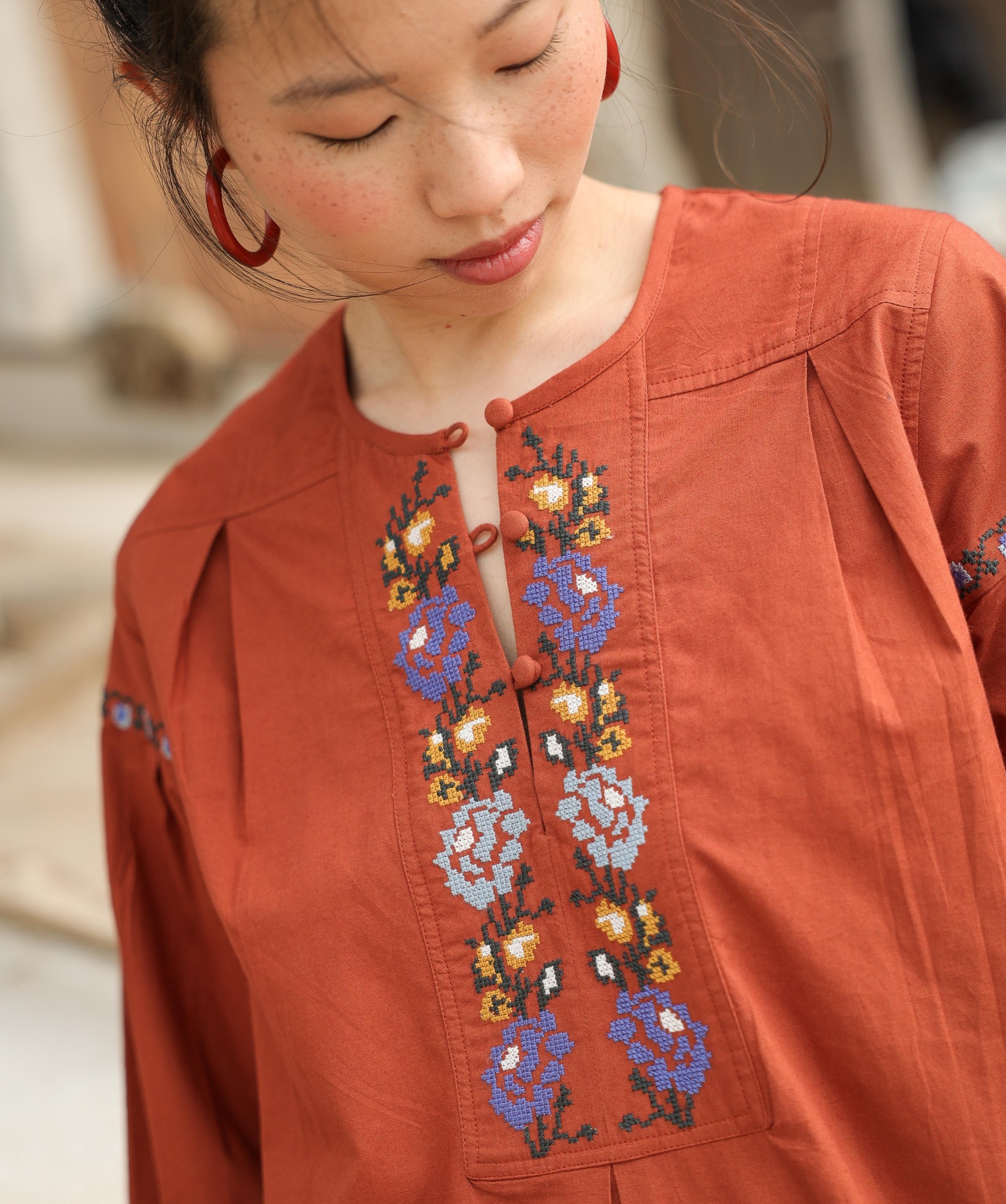 Robe Darcy – Terre de sienne