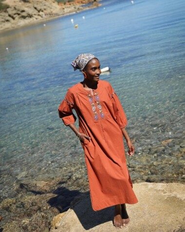 Robe Darcy – Terre de sienne