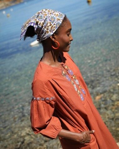 Robe Darcy – Terre de sienne