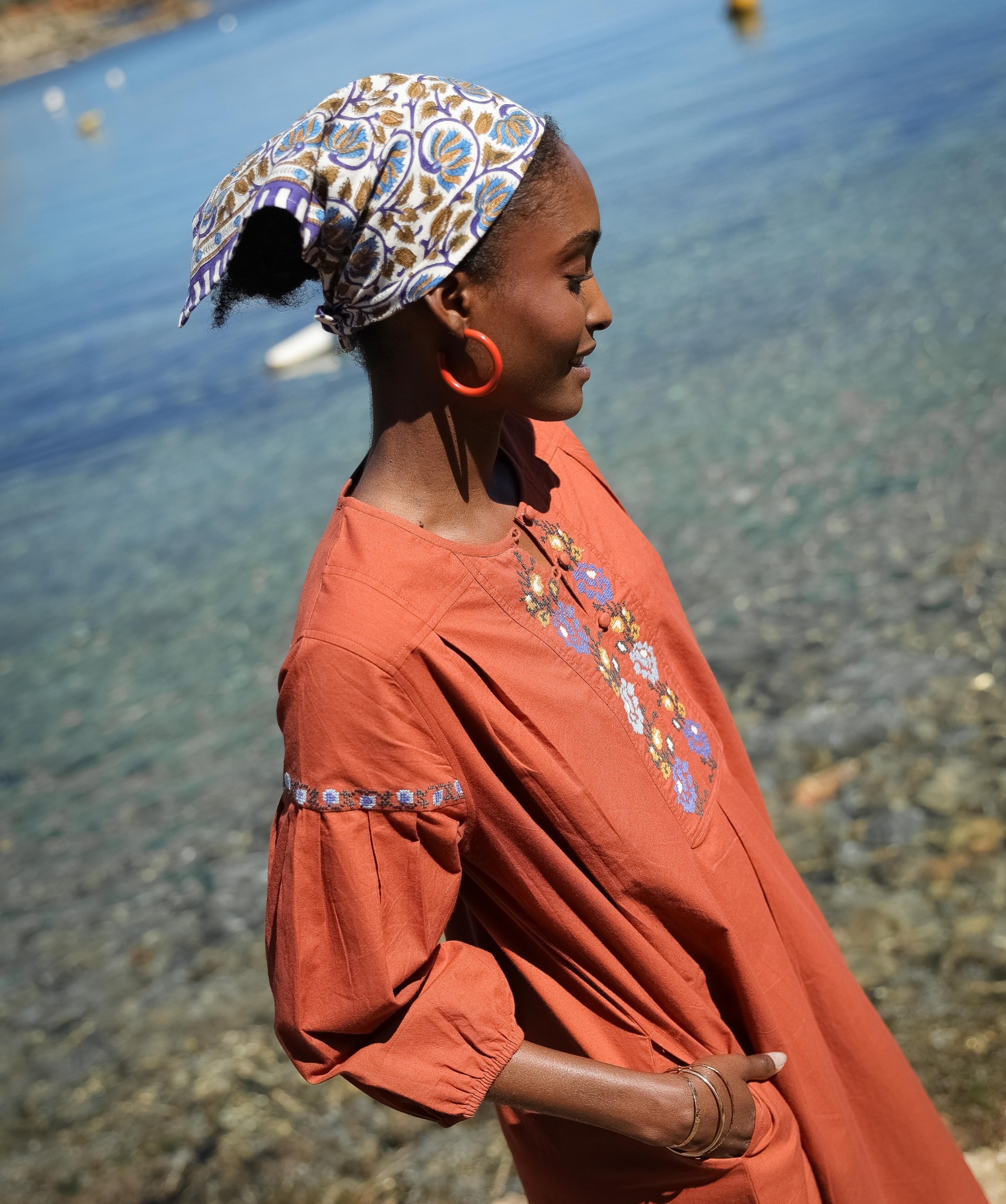 Robe Darcy – Terre de sienne