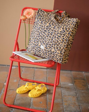 Sac Cabas Amalfi – Léopard camel